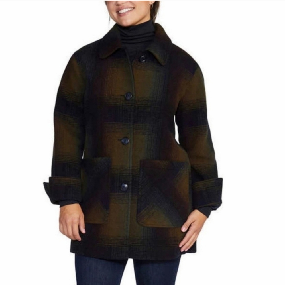 Pendleton Ladies' Wool Blend Topper Coat NWT